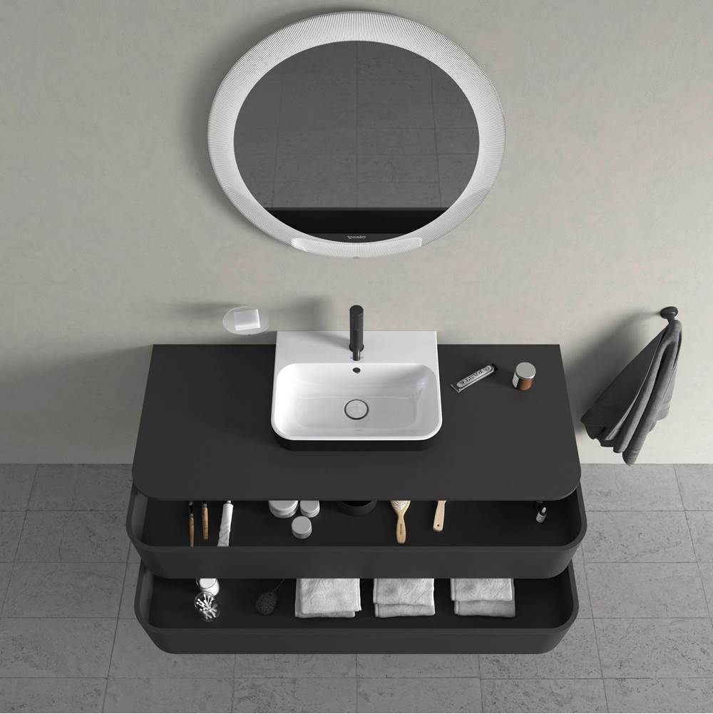 Happy D.2 Plus Two Drawer Wall-Mount Vanity Unit White