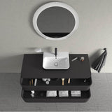 Happy D.2 Plus Two Drawer Wall-Mount Vanity Unit White