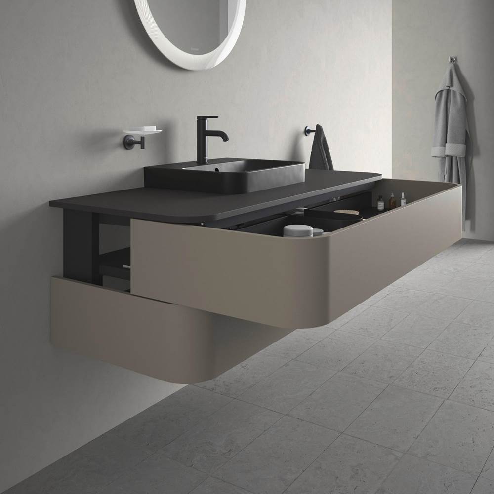 Happy D.2 Plus Two Drawer Wall-Mount Vanity Unit White