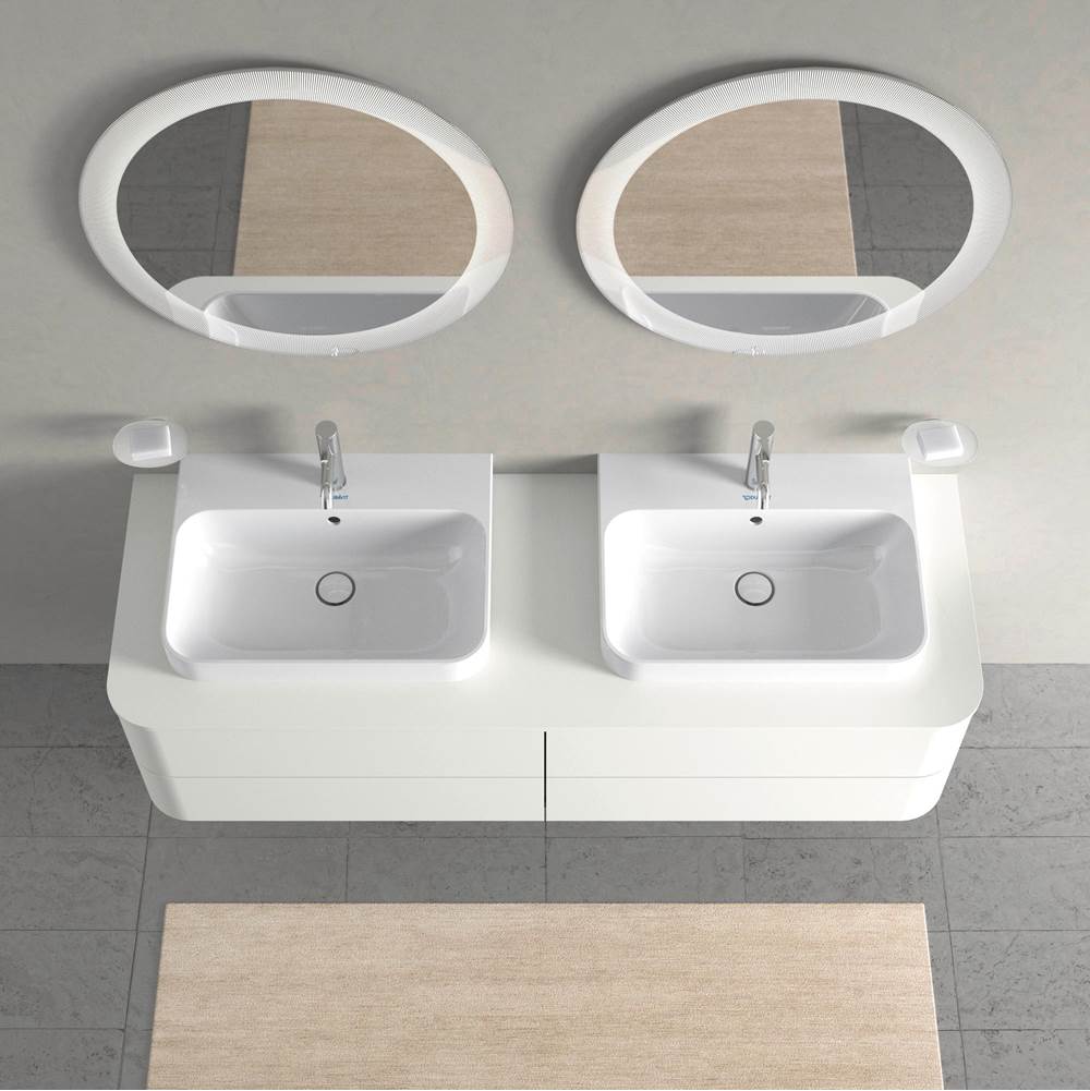Happy D.2 Plus Four Drawer Wall-Mount Vanity Unit White