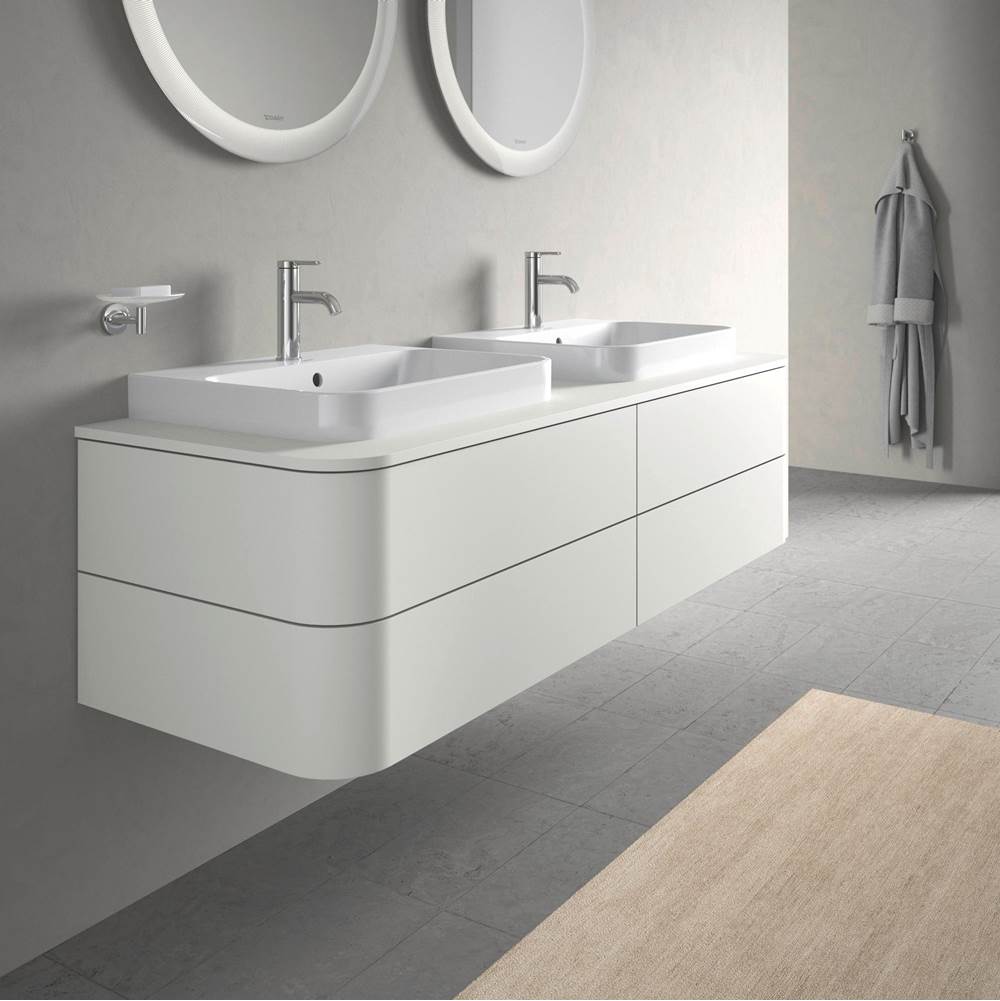 Happy D.2 Plus Four Drawer Wall-Mount Vanity Unit White