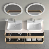 Happy D.2 Plus Four Drawer Wall-Mount Vanity Unit White