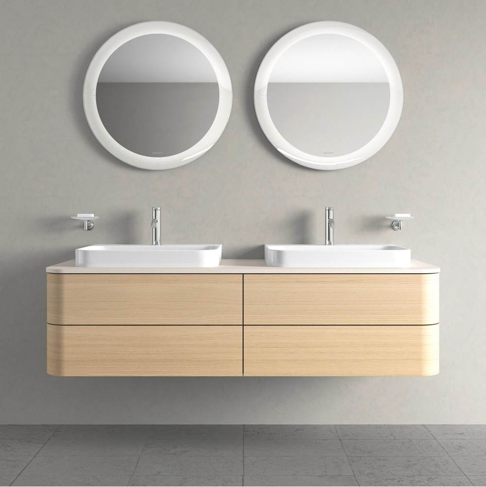 Happy D.2 Plus Four Drawer Wall-Mount Vanity Unit White