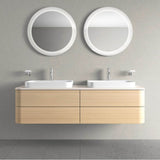Happy D.2 Plus Four Drawer Wall-Mount Vanity Unit White