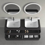 Happy D.2 Plus Four Drawer Wall-Mount Vanity Unit White