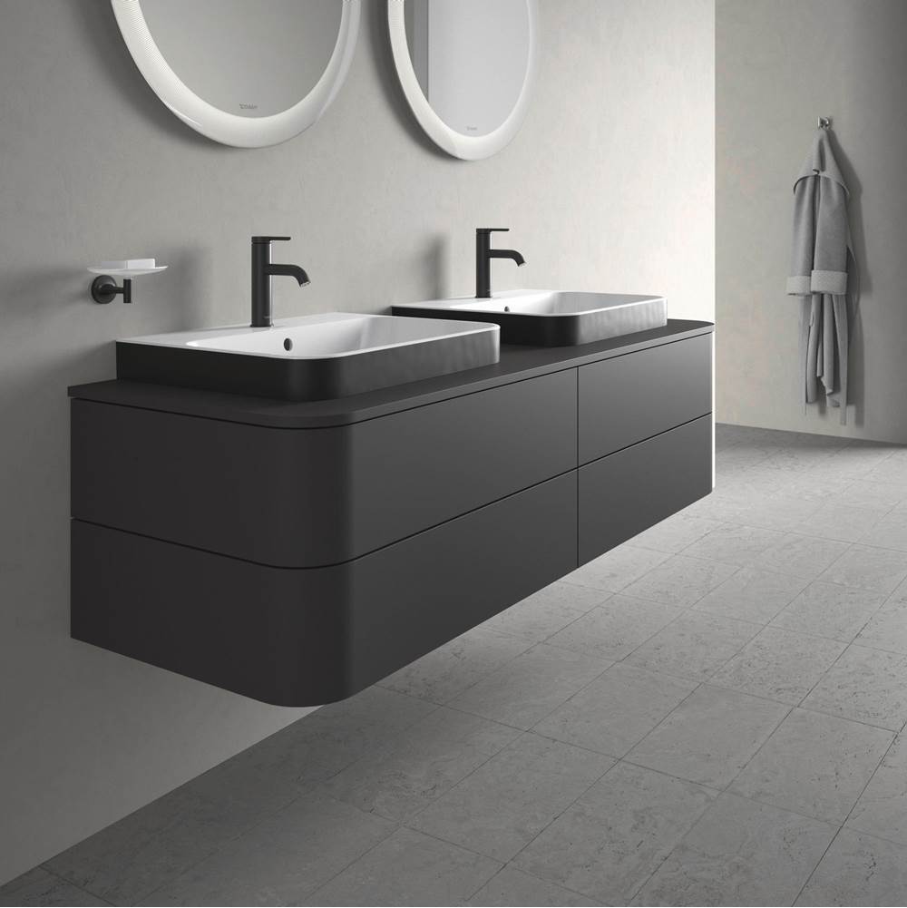 Happy D.2 Plus Four Drawer Wall-Mount Vanity Unit White