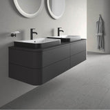Happy D.2 Plus Four Drawer Wall-Mount Vanity Unit White