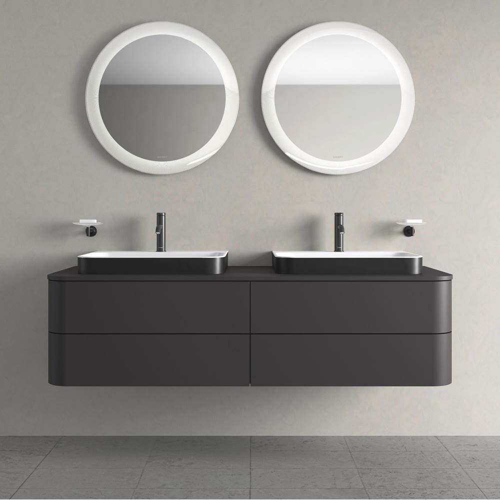 Happy D.2 Plus Four Drawer Wall-Mount Vanity Unit White