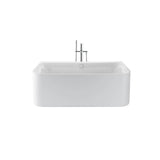 Happy D.2 Plus Freestanding Bathtub White With Graphite