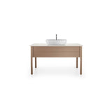 Luv Console with One Sink Cut-Out White