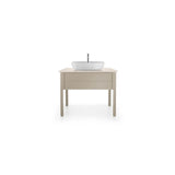 Luv Console with One Sink Cut-Out White