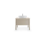 Luv Console with One Sink Cut-Out White