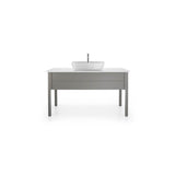 Luv Console with One Sink Cut-Out White
