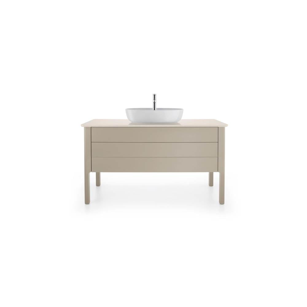 Luv Console with One Sink Cut-Out White