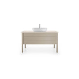 Luv Console with One Sink Cut-Out White