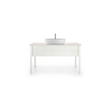Luv Console with One Sink Cut-Out White