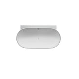 Luv Back-to-Wall Bathtub White