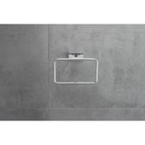 Karree Towel Ring Chrome