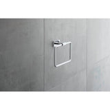 Karree Towel Ring Chrome