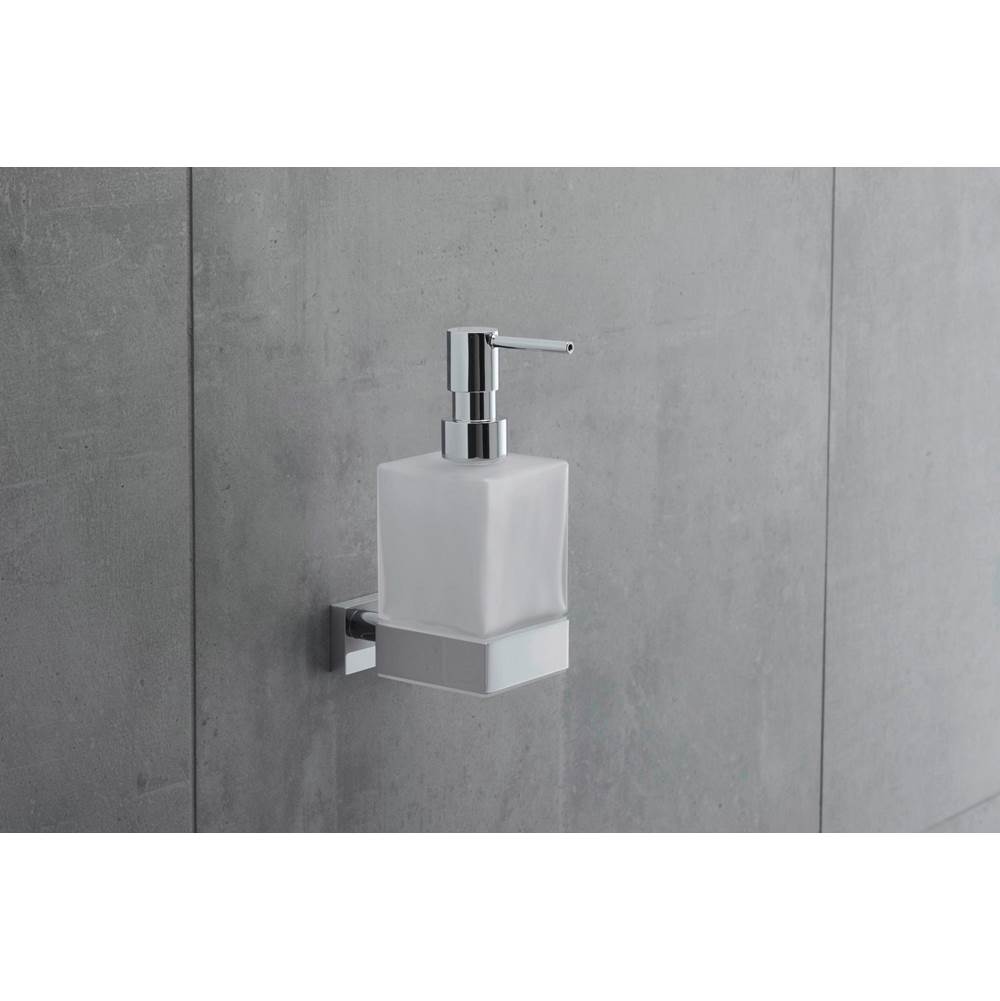 Karree Soap Dispenser Chrome
