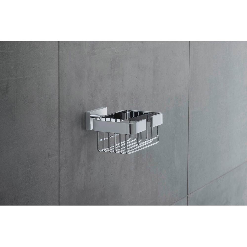 Karree Soap Dish Chrome