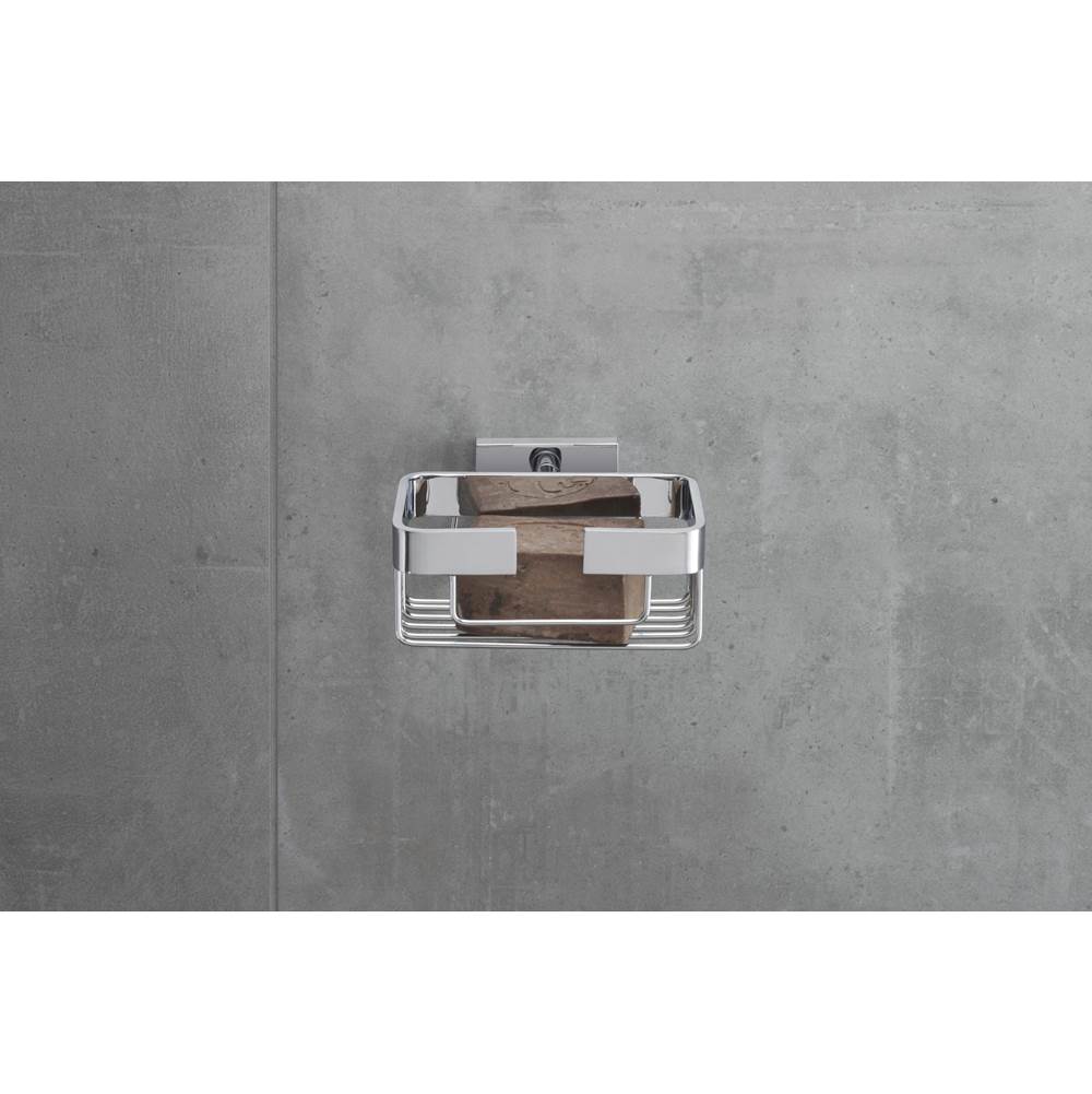 Karree Soap Dish Chrome