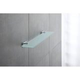 Karree Glass Shelves Chrome