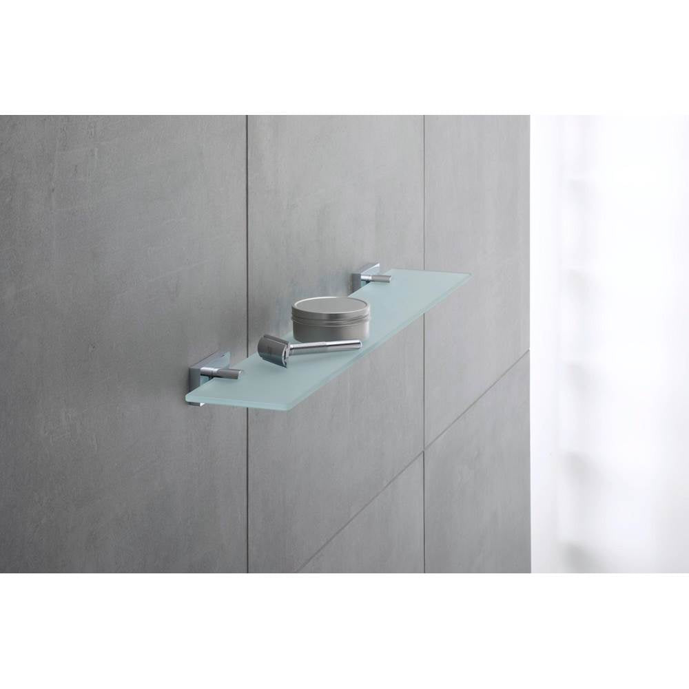 Karree Glass Shelves Chrome