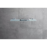 Karree Glass Shelves Chrome