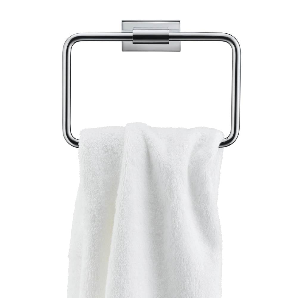 Karree Towel Ring Chrome