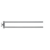 Karree Towel Rail Chrome