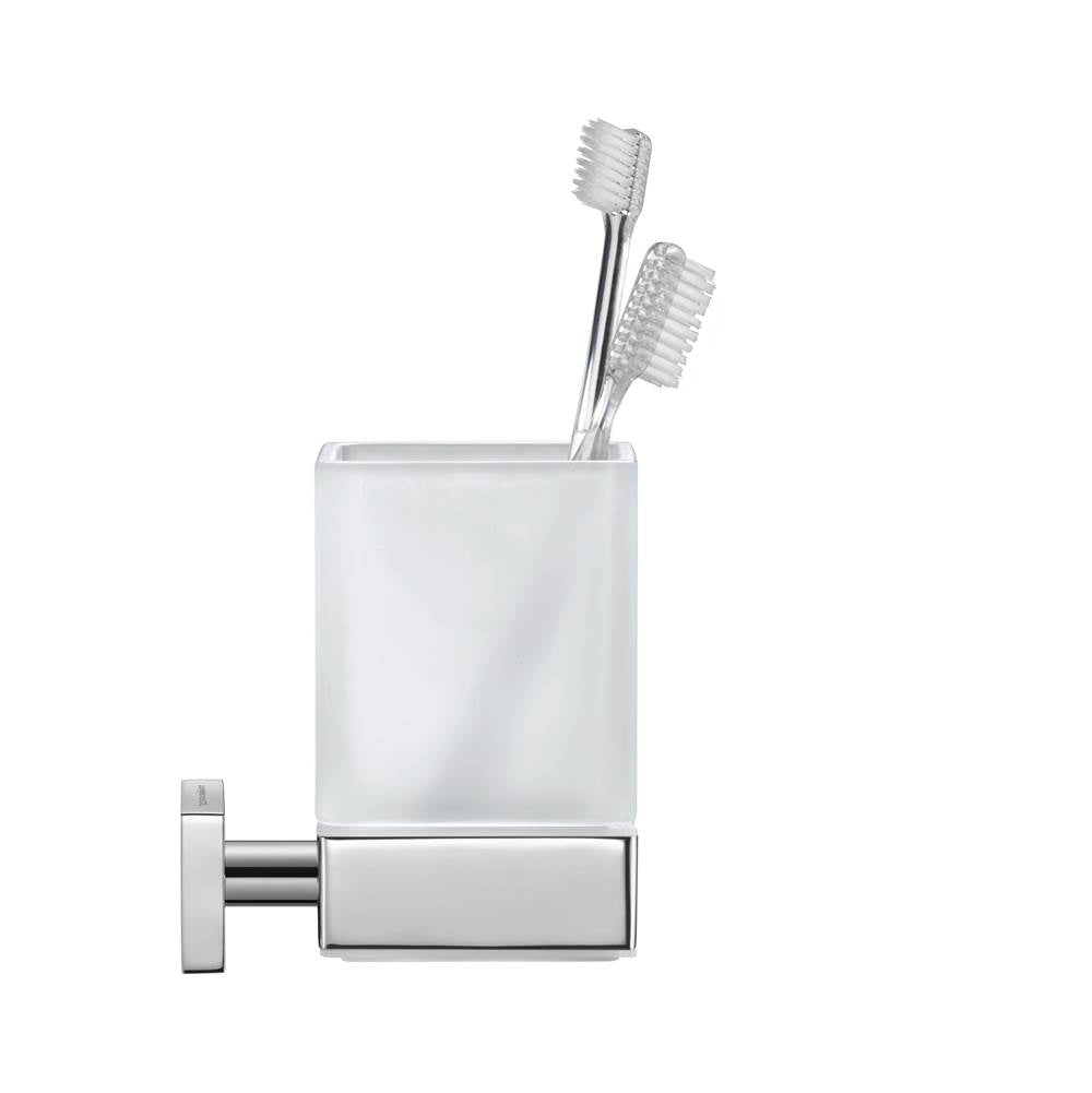 Karree Toothbrush Cup Chrome