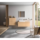 L-Cube Mirror with Lighting White Aluminum