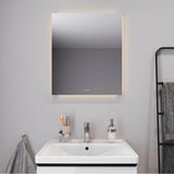 Light & Mirror Mirror with Lighting White