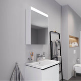 Light & Mirror Mirror Cabinet with Lighting White