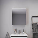 Light & Mirror Mirror Cabinet with Lighting White