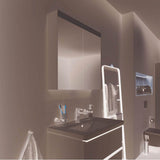 Light & Mirror Mirror Cabinet with Lighting White
