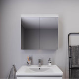 Light & Mirror Mirror Cabinet with Lighting White