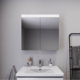 Light & Mirror Mirror Cabinet with Lighting White