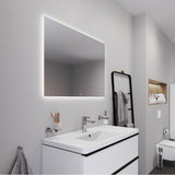 Light & Mirror Mirror with Lighting White