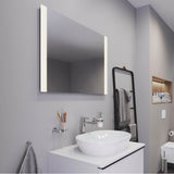 Light & Mirror Mirror with Lighting White