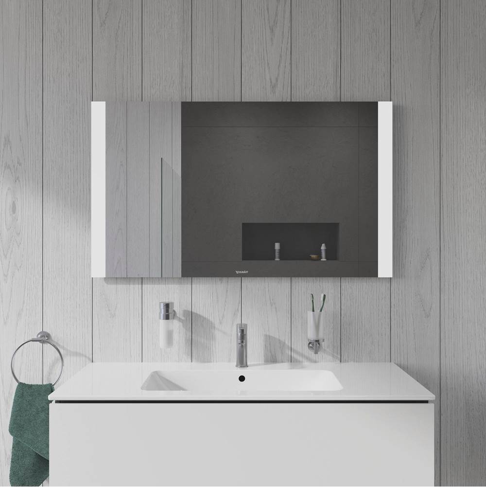 Light & Mirror Mirror with Lighting White