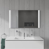 Light & Mirror Mirror with Lighting White