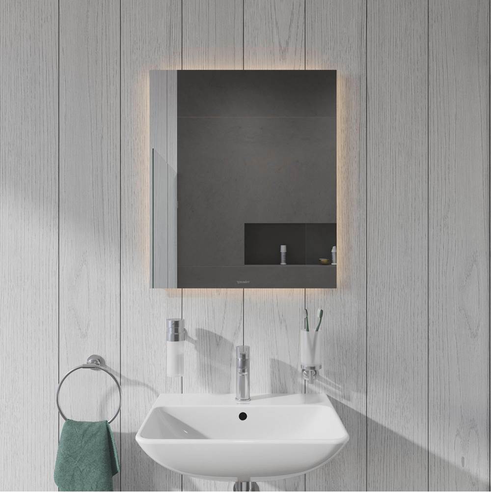 Light & Mirror Mirror with Lighting White
