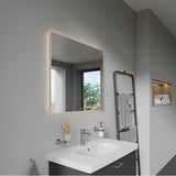 Light & Mirror Mirror with Lighting White