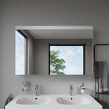 Light & Mirror Mirror Cabinet with Lighting White