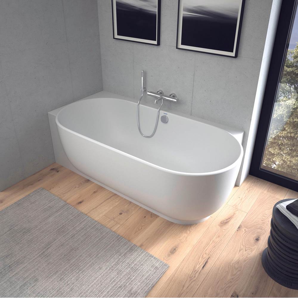 Luv Corner Left Bathtub White