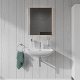 Light & Mirror Mirror with Lighting White