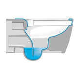 ME by Starck Wall-Mounted Toilet White