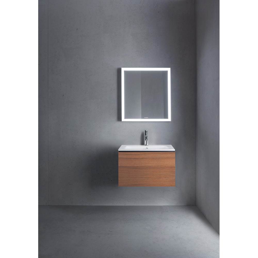 L-Cube One Drawer Wall-Mount Vanity Unit Concrete Gray
